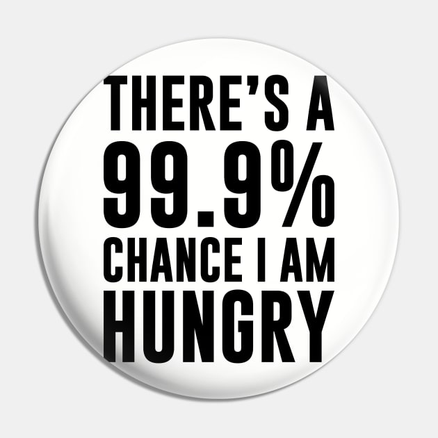 99.9% Chance I'm Hungry Pin by Venus Complete