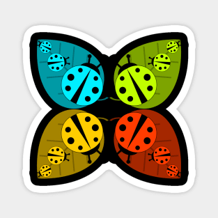 Ladybugs in colors Magnet