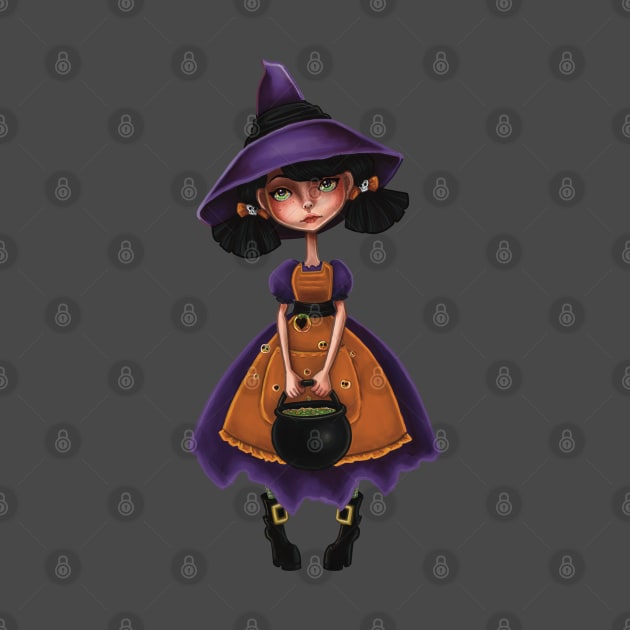 Lil Witch's Cauldron Halloween by thewickedmrshicks