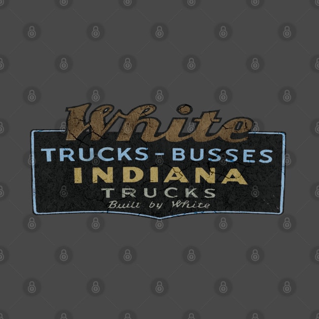 Vintage White trucks by Midcenturydave