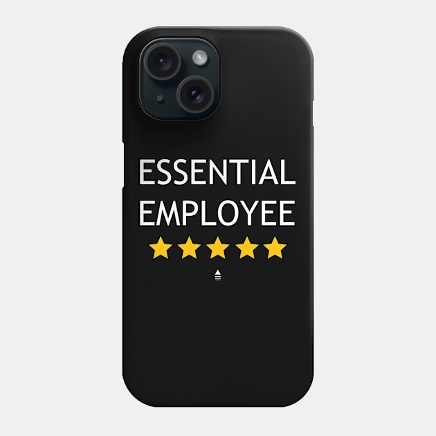 Funny Essential Employee, Worker 2020, Rate five stars Modern Design Phone Case by sofiartmedia