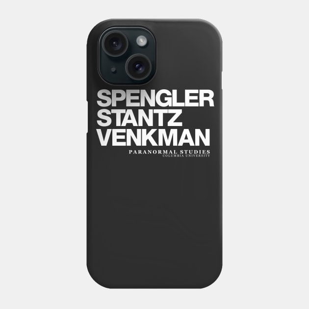 Spengler Stantz Venkman Phone Case by PanicTees