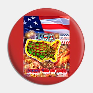 July 4 B-B-Q Pin