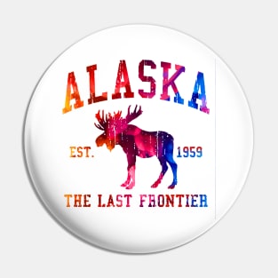 Alaska The Last Frontier Pin