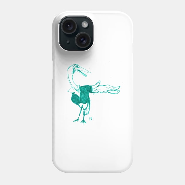 Stork Phone Case by CoolCharacters