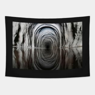 Obscure tunnel Tapestry