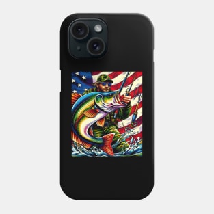 Celebrate Mardi Gras and show your love of fishing with this vibrant patriotic design Phone Case