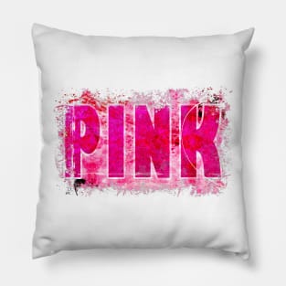 Pink Abstract Pillow