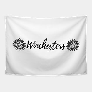 winchesters anti-possesion tattoo supernatural Tapestry