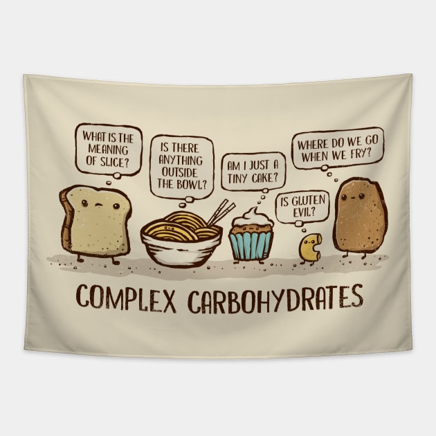 Complex Carbohydrates Tapestry by kg07_shirts