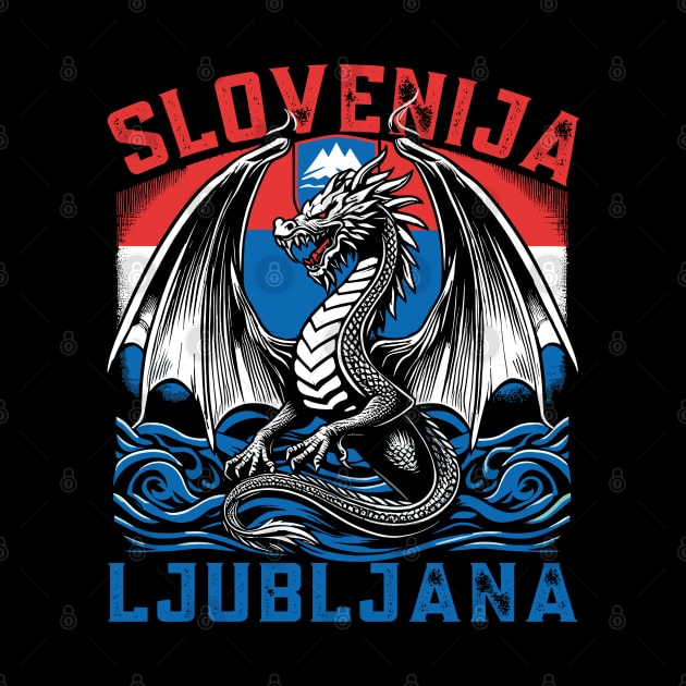 Slovenija - Dragon Ljubljana Symbo by JessArty