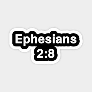 Ephesians 2:8 Typography Magnet