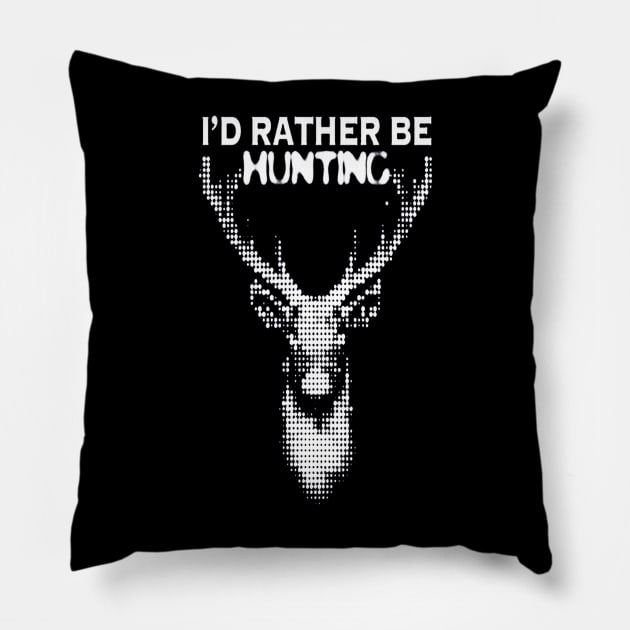 Deer Hunting Pillow by dotanstav