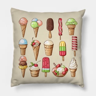 ice cream hand dawn collection Pillow