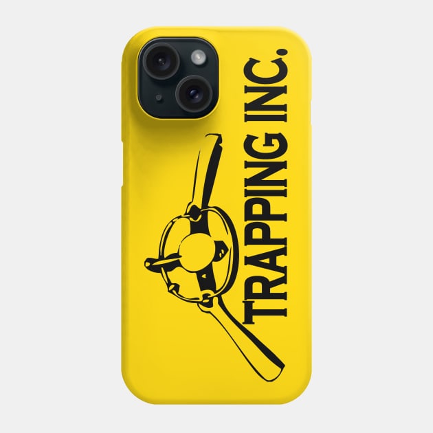 Trapping Inc Logo Black Phone Case by Trapping Inc TV