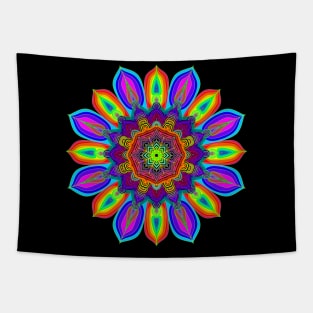 RADIATING MANDALA Tapestry