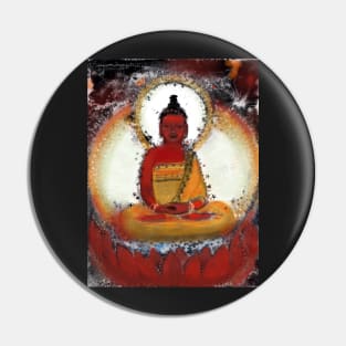 Amitabha - Red Buddha of the West Pin