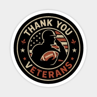 Thank You Veterans – American Flag Tribute Magnet