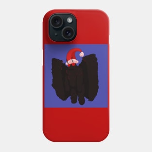 Mothman as Santa Claus Phone Case