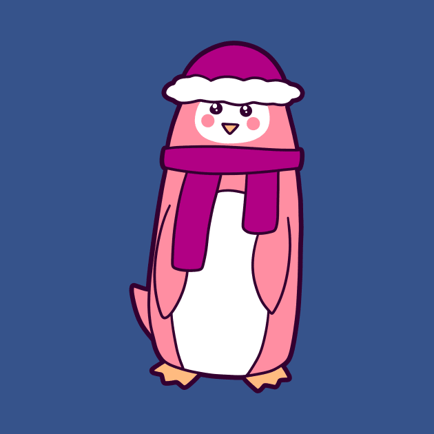 Pink Penguin by saradaboru