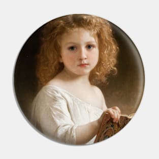 The Story Book by William-Adolphe Bouguereau Pin