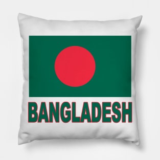 The Pride of Bangladesh - National Flag Design Pillow