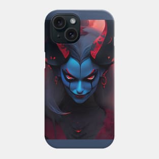 Beautiful devil girl Phone Case