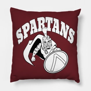 Spartan Mascot Pillow