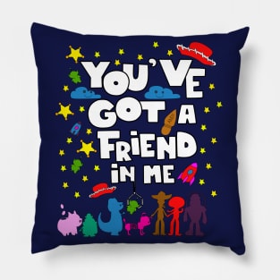 love, toys and friends Pillow