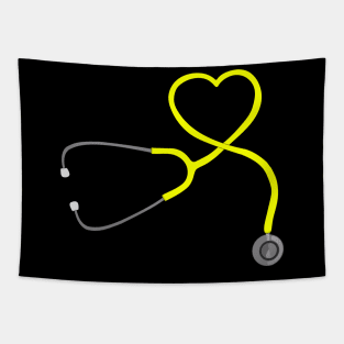 Stethoscope Heart Tapestry