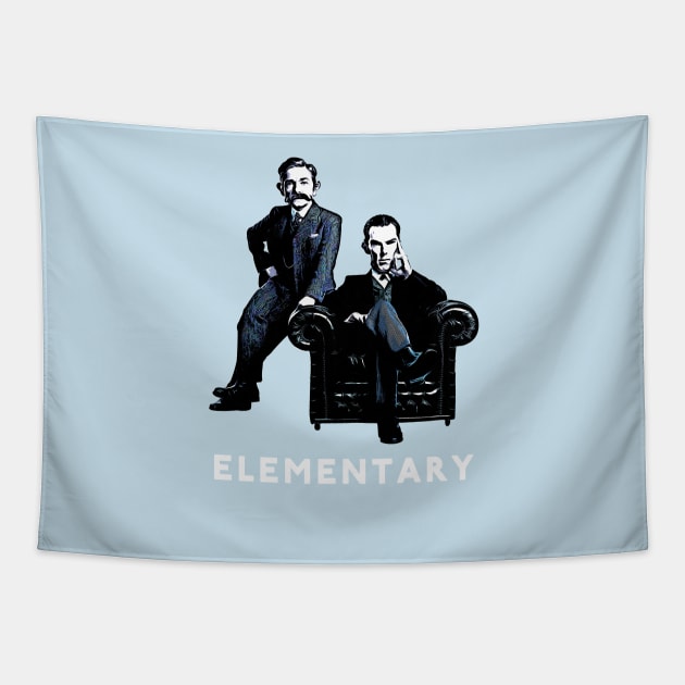 19th Century Sherlock and Watson Tapestry by satansbrand