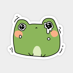 Stressed frog Magnet