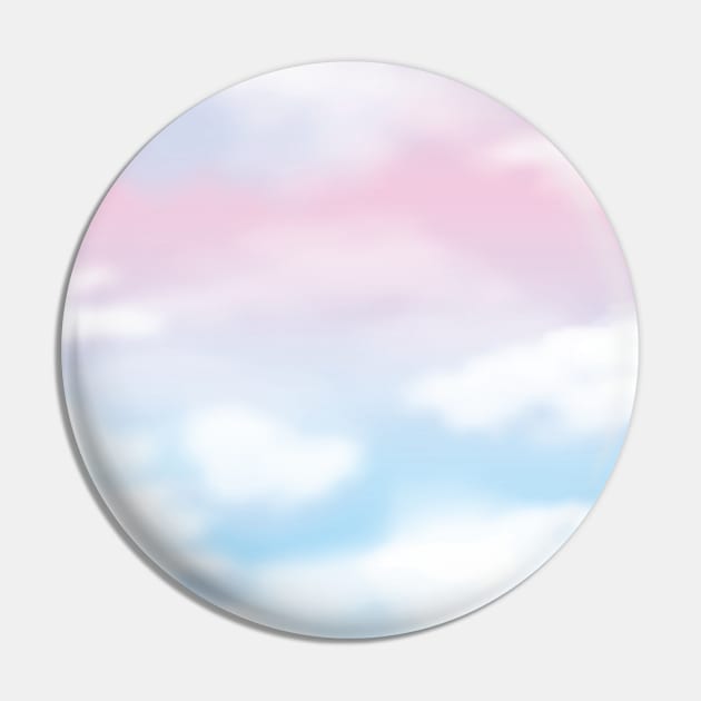 Cute Pink And Blue Sky Clouds Background Pin by Printable Pretty