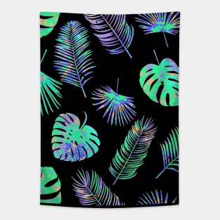 Tropical Palm Leaves Tapestry