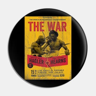 The W.A.R Of Marvin Hagler Pin