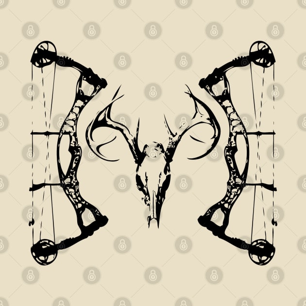 DeerSkull & Compound Bow by GrumpyDog