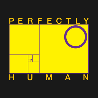 Perfectly Human - Intersex Pride Flag T-Shirt