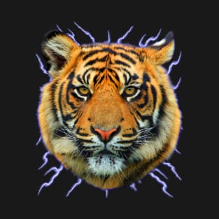 Vintage 90's Tiger Lightning T-Shirt