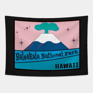Haleakala National Park Hawaii Vintage Mid-Century 2 Tapestry