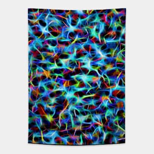 Neon Effect Background Tapestry