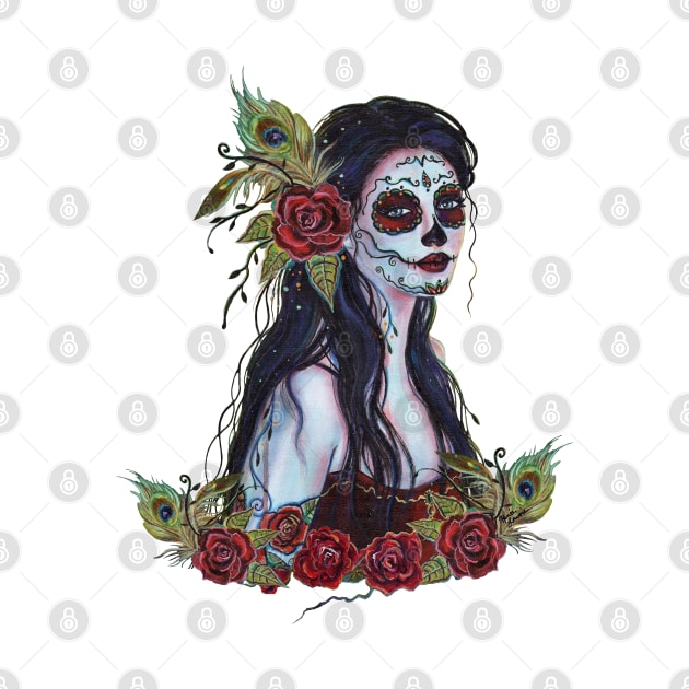 Day of the dead Lila tattooed lady by Renee Lavoie by ReneeLLavoie