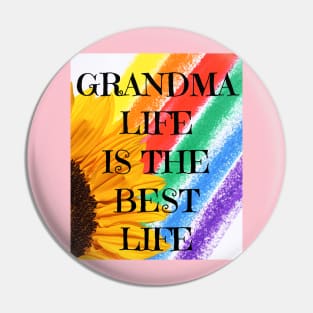 Grandma Life Is The Best Life shirt Pin