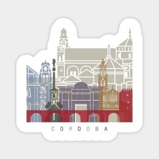 Cordoba skyline poster Magnet