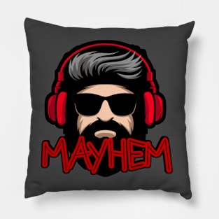 Mayhem logo Pillow