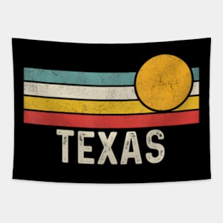 Texas USA Vintage Sunset Tapestry