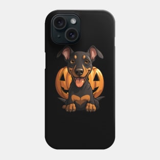 Halloween Doberman Puppy Phone Case