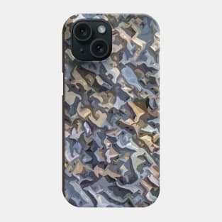 Angular digital pastel pebbles Phone Case