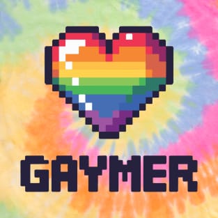 Cute Gaymer Rainbow Heart for the gamer T-Shirt