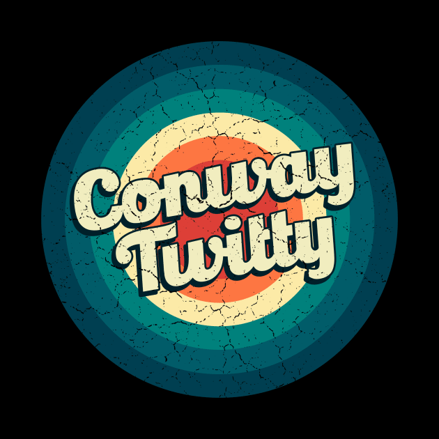 Graphic Conway Name Retro Vintage Circle by Mysterious Astral City