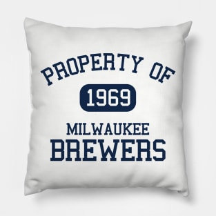 Property of Milwaukee Brewers Pillow